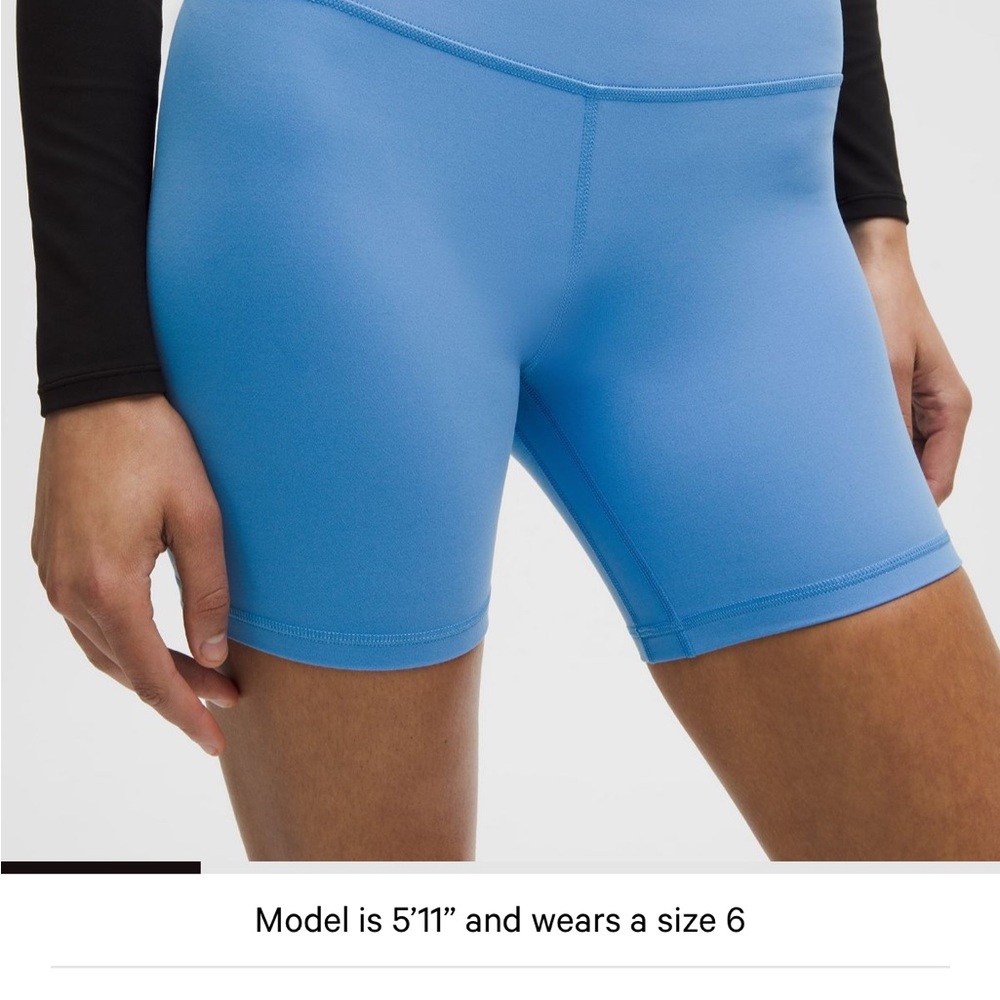 Lululemon Athletica align high rise biker shorts 6”